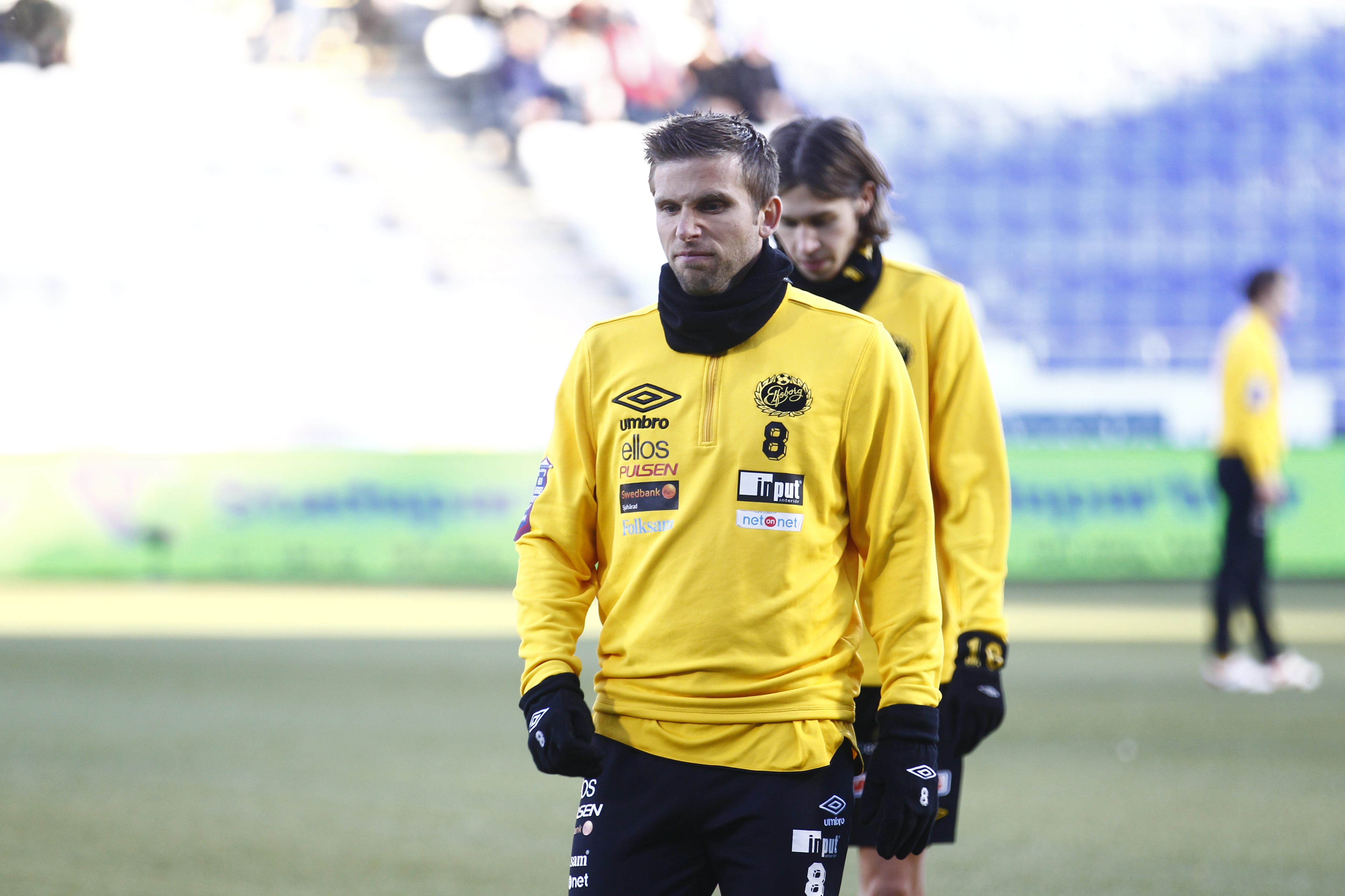 Anders Svensson var en av flera Elfsborgspelare som hade problem med magen.