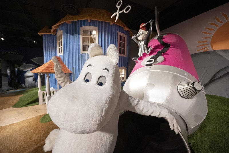 Mumintrollen finns på Junibacken i Stockholm. Foto: Johan Nilsson/TT