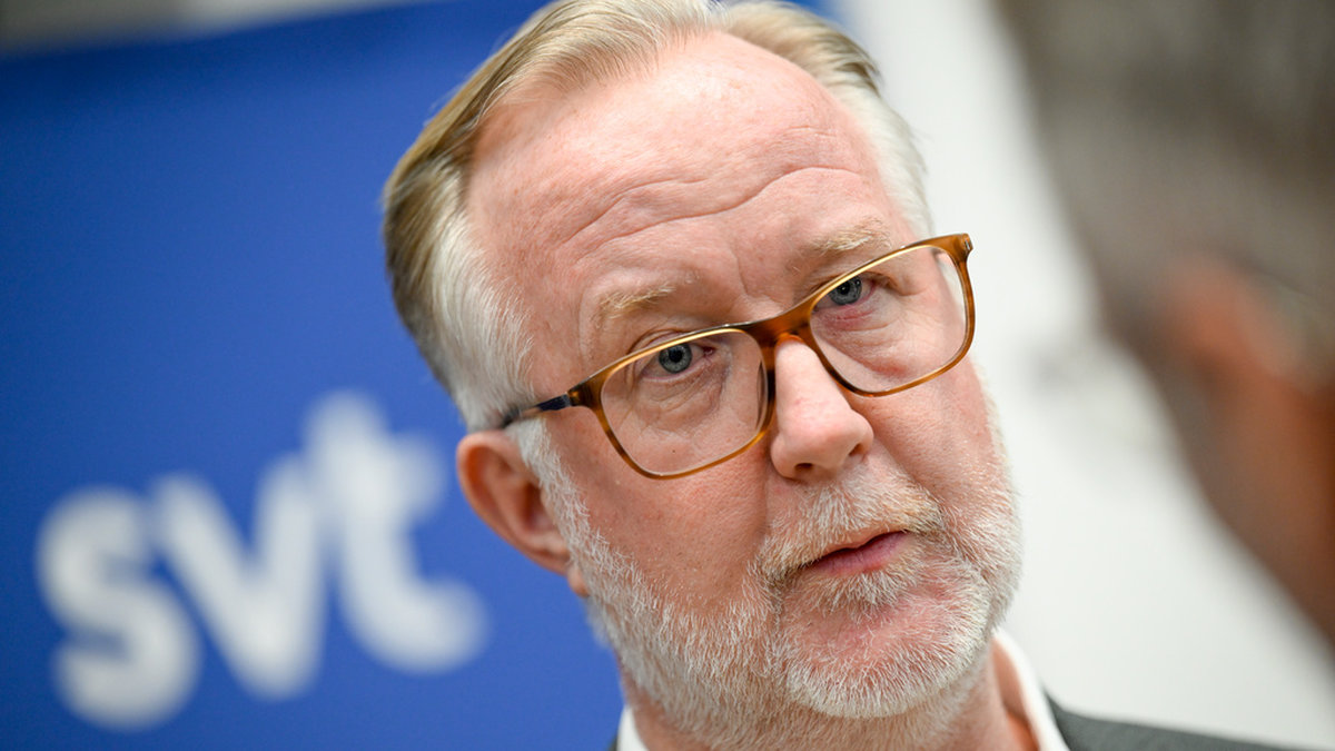 Johan Pehrson, partiledare för Liberalerna och arbetsmarknads- och integrationsminister. Arkivbild.