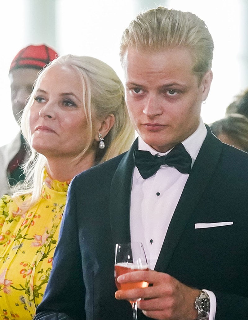 Mette-Marit och Marius Borg. Mette-Marit och Marius Borg.