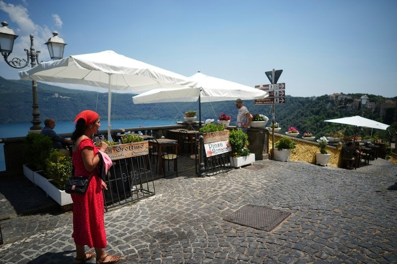 Albanosjön vid Castel Gandolfo.