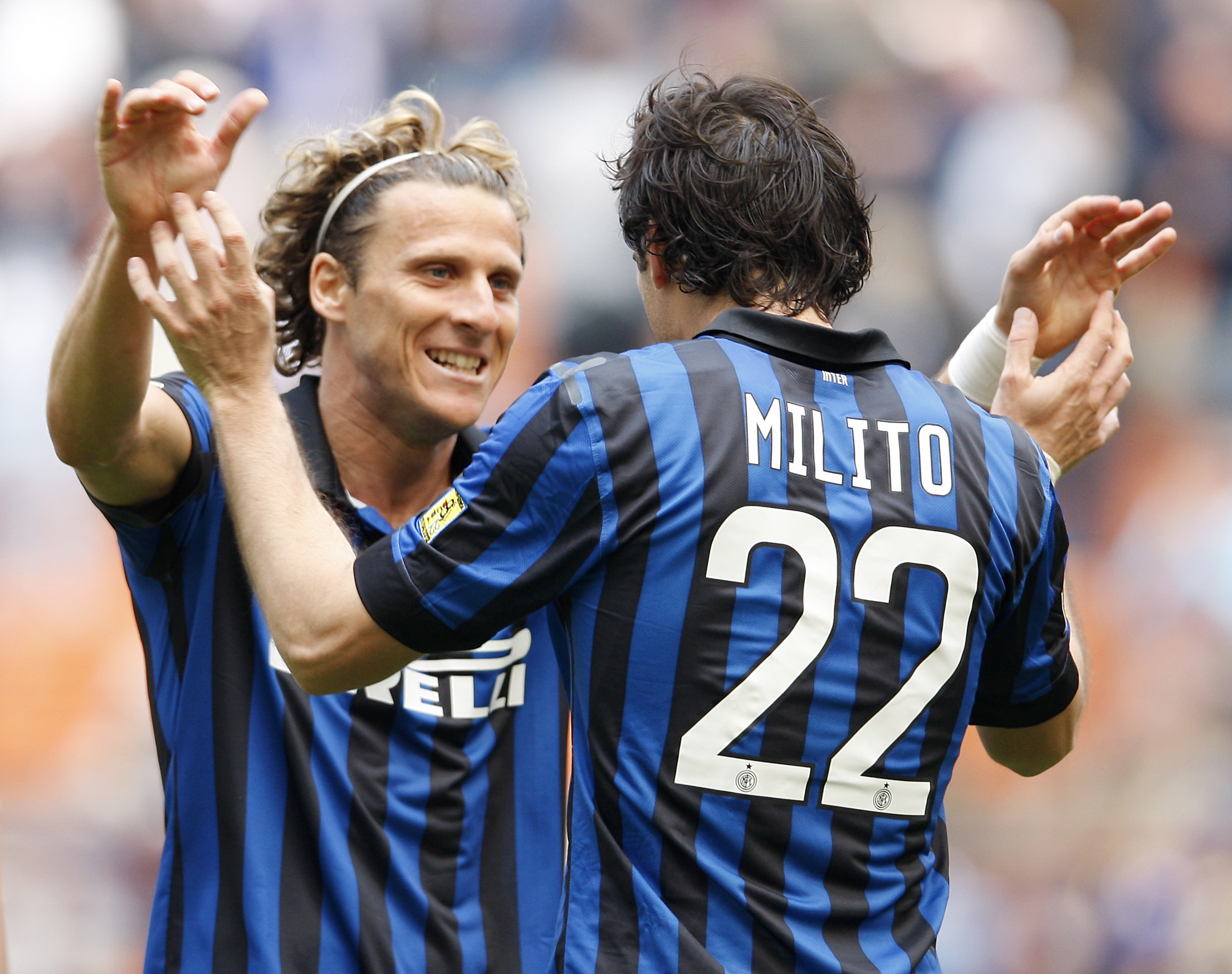 10. Forlan och Militos Inter bärgar den sista platsen på topplistan med 38 miljoner i medellön.