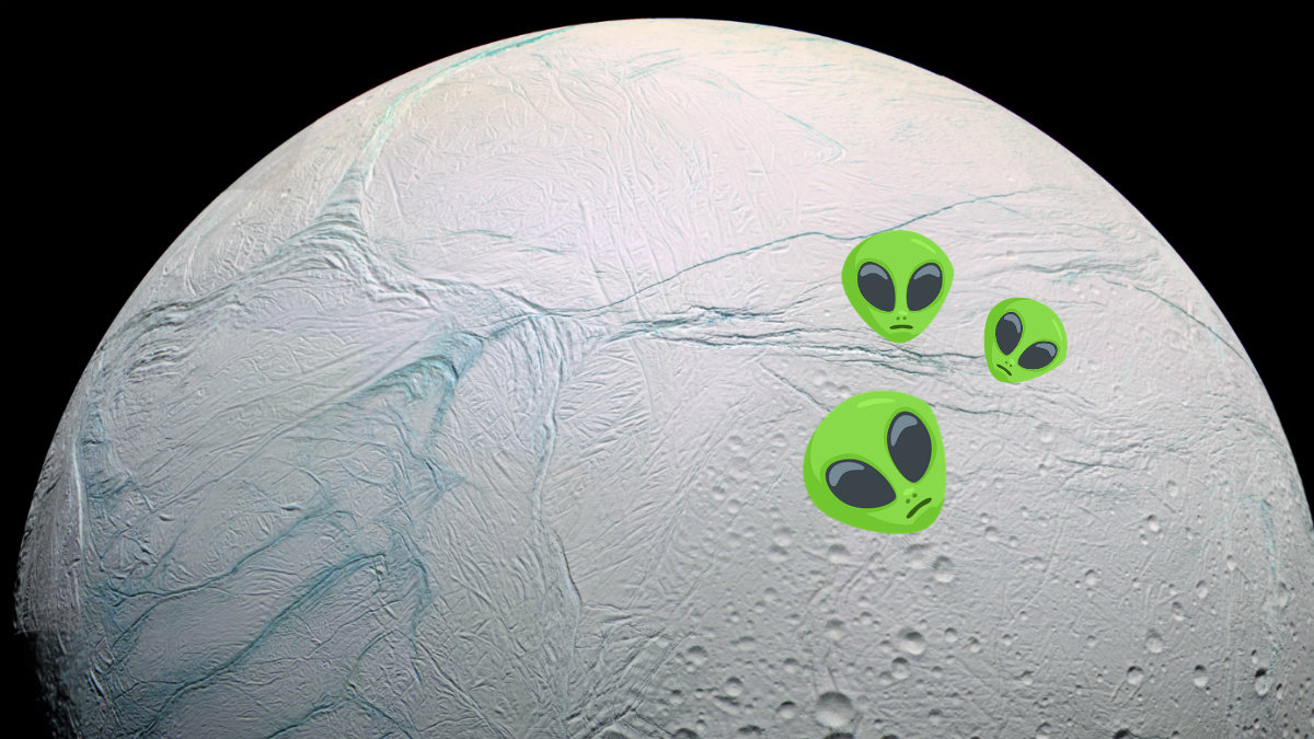 På ismånen Enceladus tror forskare att man kan hitta liv