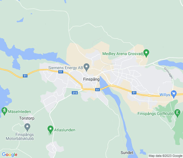 Google maps, Finspång