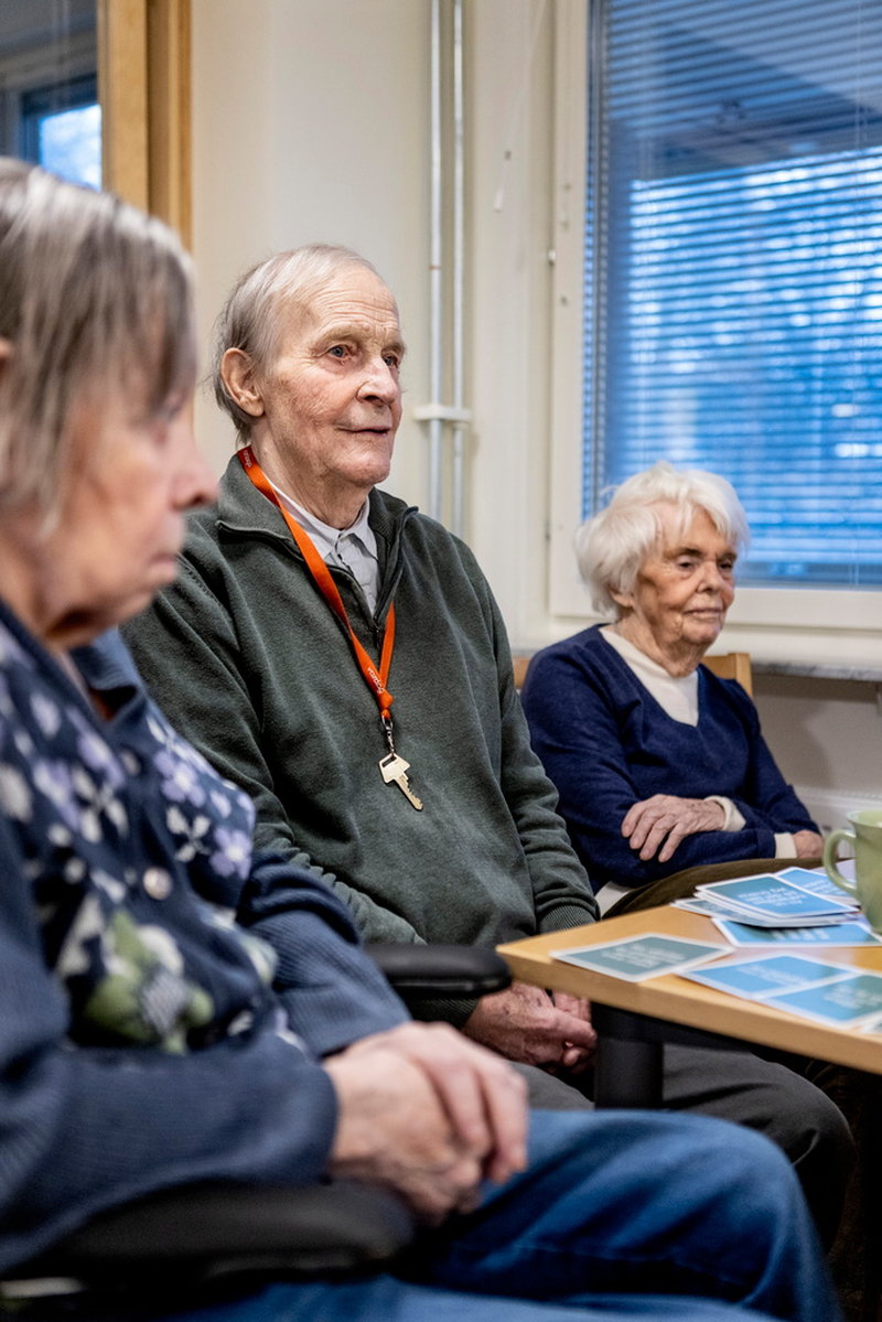 Agneta Blixt, Börje Olsson och Ebba Svartling.