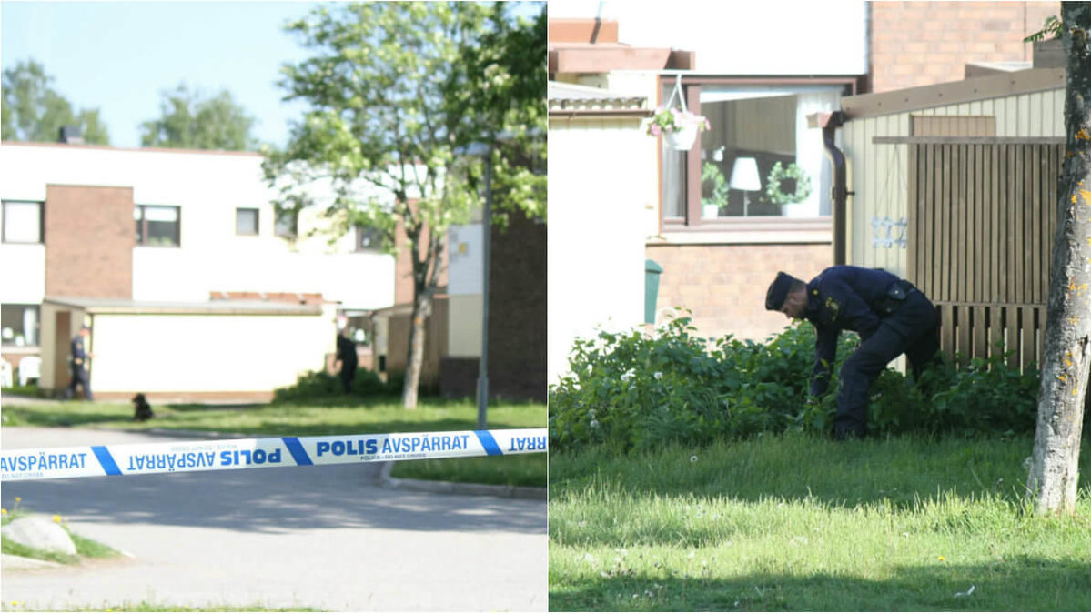 En pojke blev knivskuren i ansiktet på väg till skolan i Valbo, utanför Gävle i morse.