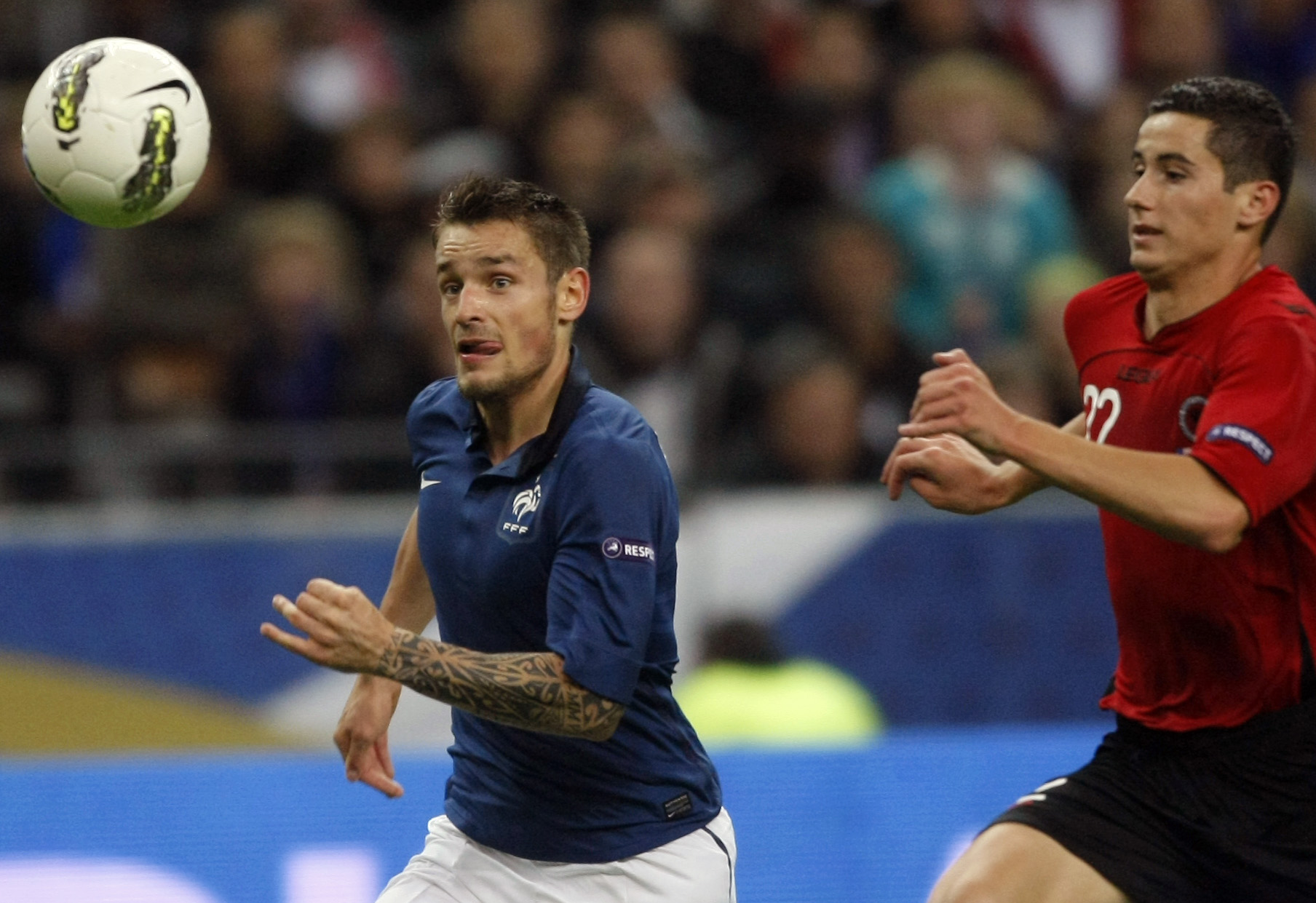 och Mathieu Debuchy (Lille). och Mathieu Debuchy (Lille).