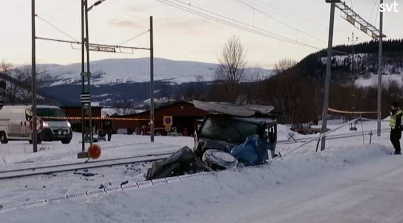 Tågolycka utanför Åre. Tågolycka utanför Åre.