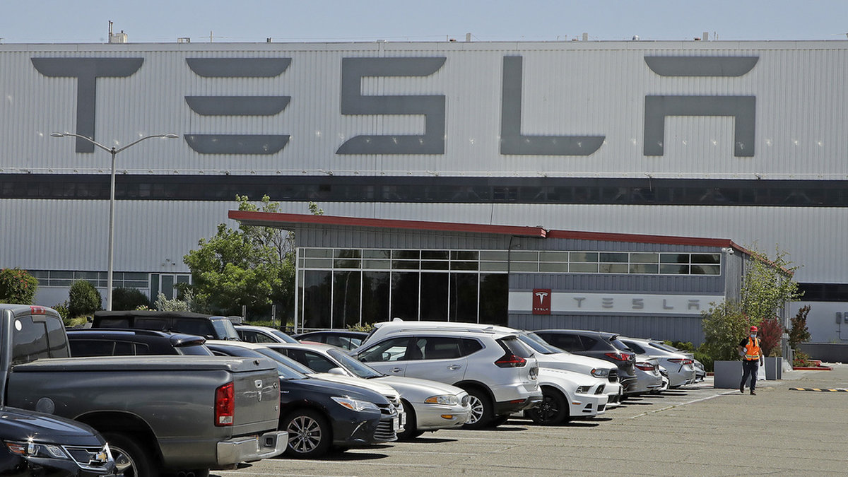 En av Teslas fabriker i Kalifornien, USA.