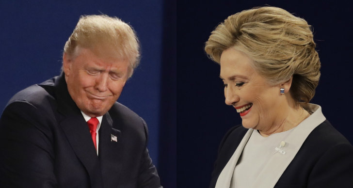 Debatt, Hillary Clinton, Donald Trump, USA