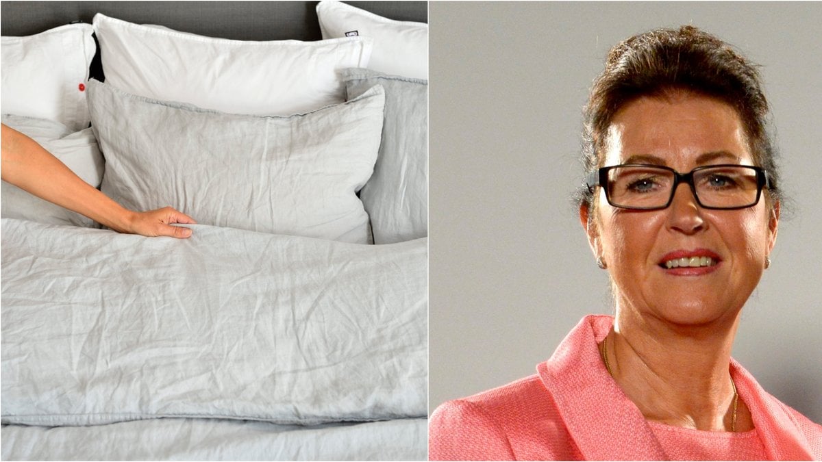 Det finns specifika anledningar till att byta sängkläder ofta, enligt Städexperten Marléne Eriksson.