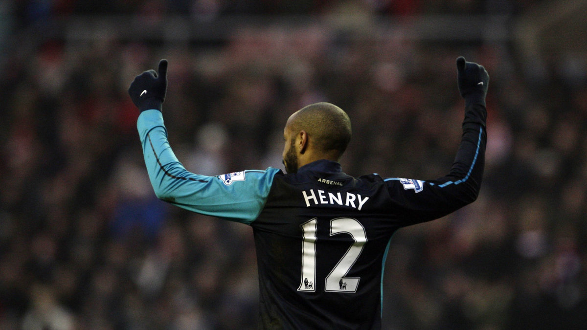 Henry avgjorde i sin sista match någonsin för Arsenal – på stopptid. 
