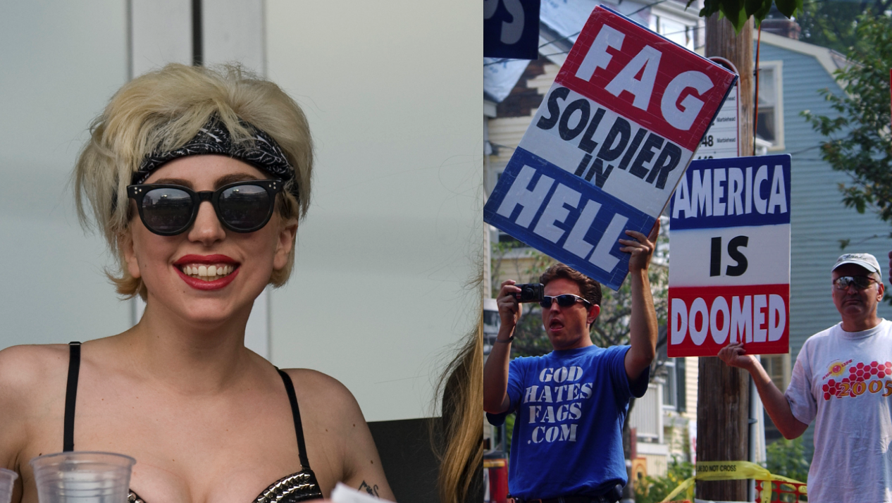 Lady Gaga är från helvetet säger representanter från Westboro Baptist Church.