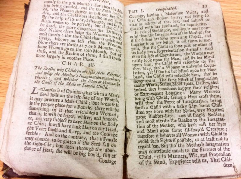”Aristotle’s Masterpiece Completed In Two Parts, The First Containing the Secrets of Generation” ”Aristotle’s Masterpiece Completed In Two Parts, The First Containing the Secrets of Generation”