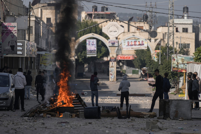 Våldsamheter i Jenin den 26 januari.