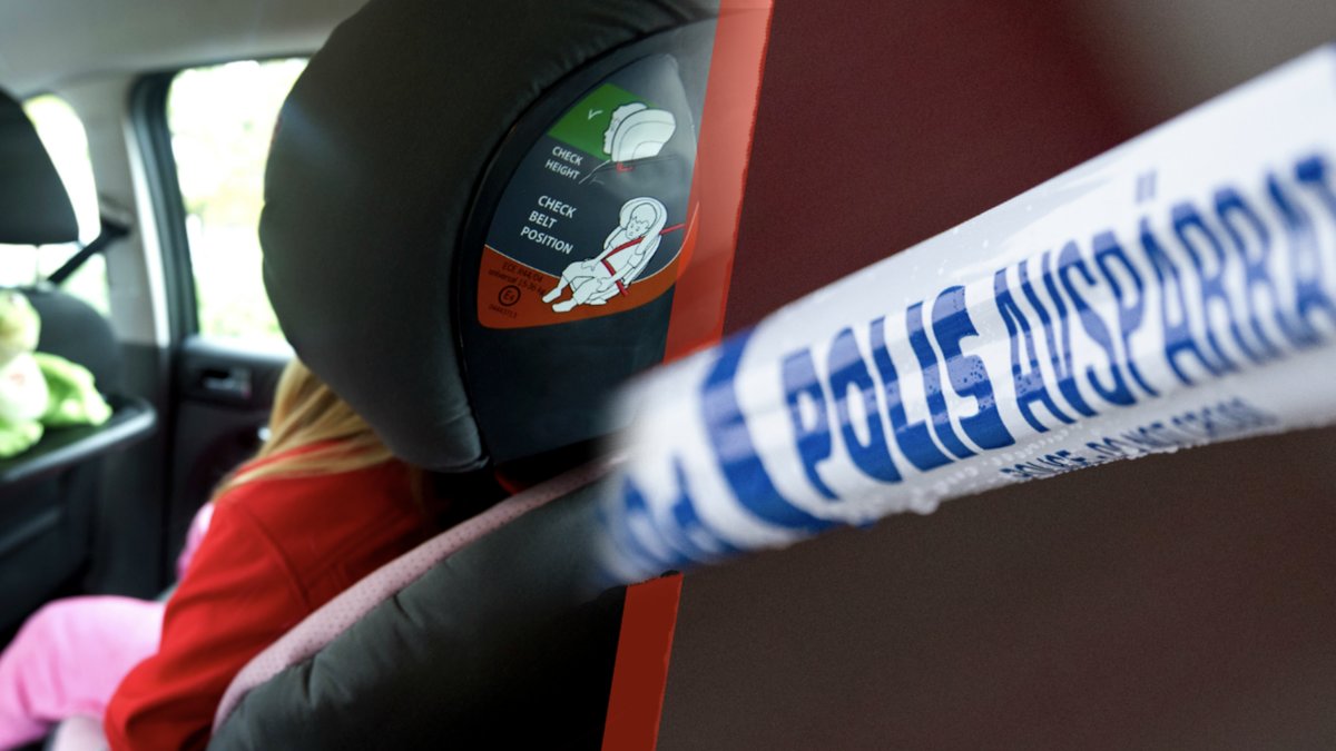 Malmöpolisen räddade ett barn från en varm bil. 