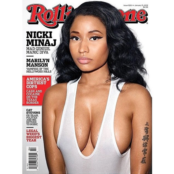 Nicki Minaj delar med sig av sitt senaste Rolling Stone-omslag. Nicki Minaj delar med sig av sitt senaste Rolling Stone-omslag.