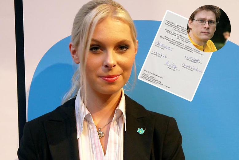 Hanna Wigh fick hård kritik i en intern mejlkoversation som Nyheter24 har tagit del av. Kritiken handlar om försökte att avsätta den politiske sekreteraren Daniel Rondslätt.