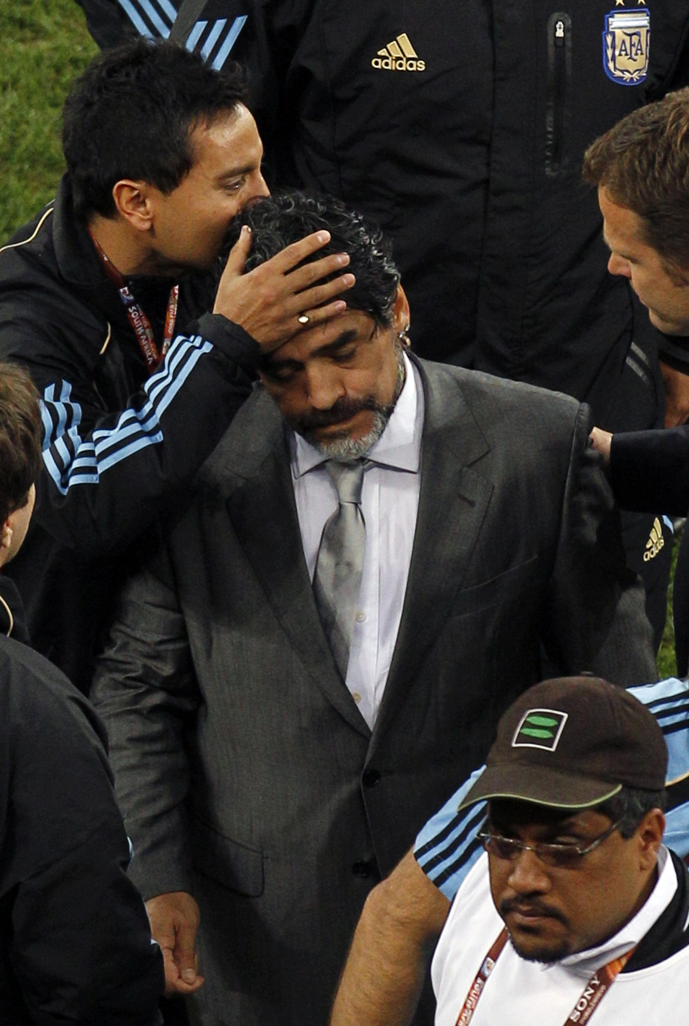 Diego Maradona kan ha medverkat för sista gången i det argentinska landslaget.