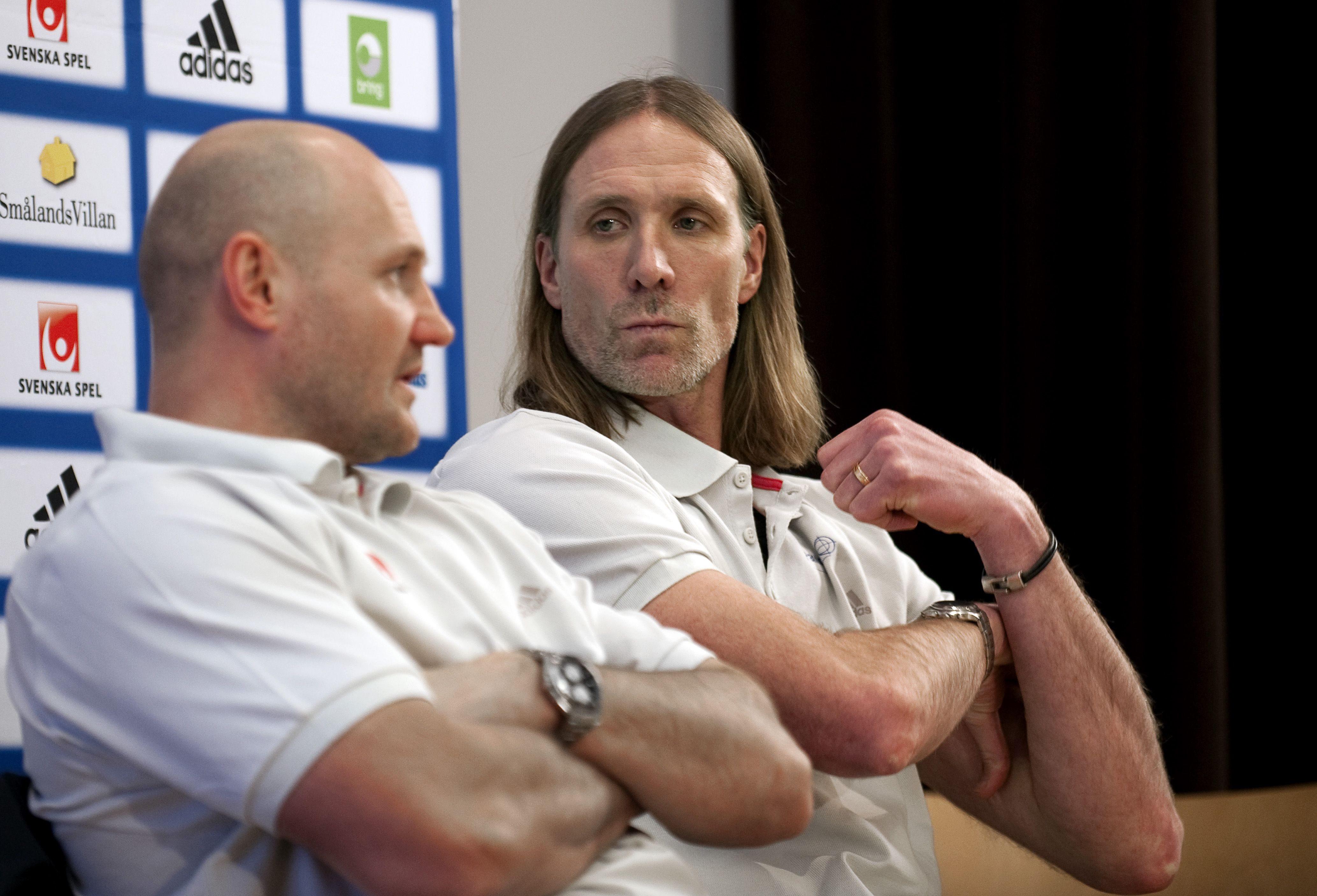 De svenska förbundskaptenerna Ola Lindgren och Staffan Olsson får klara sig utan bland andra viktige mittsexan Marcus Ahlm. 