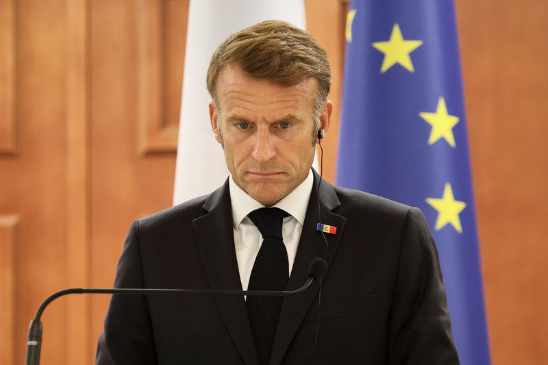 Frankrikes president Emmanuel Macron.