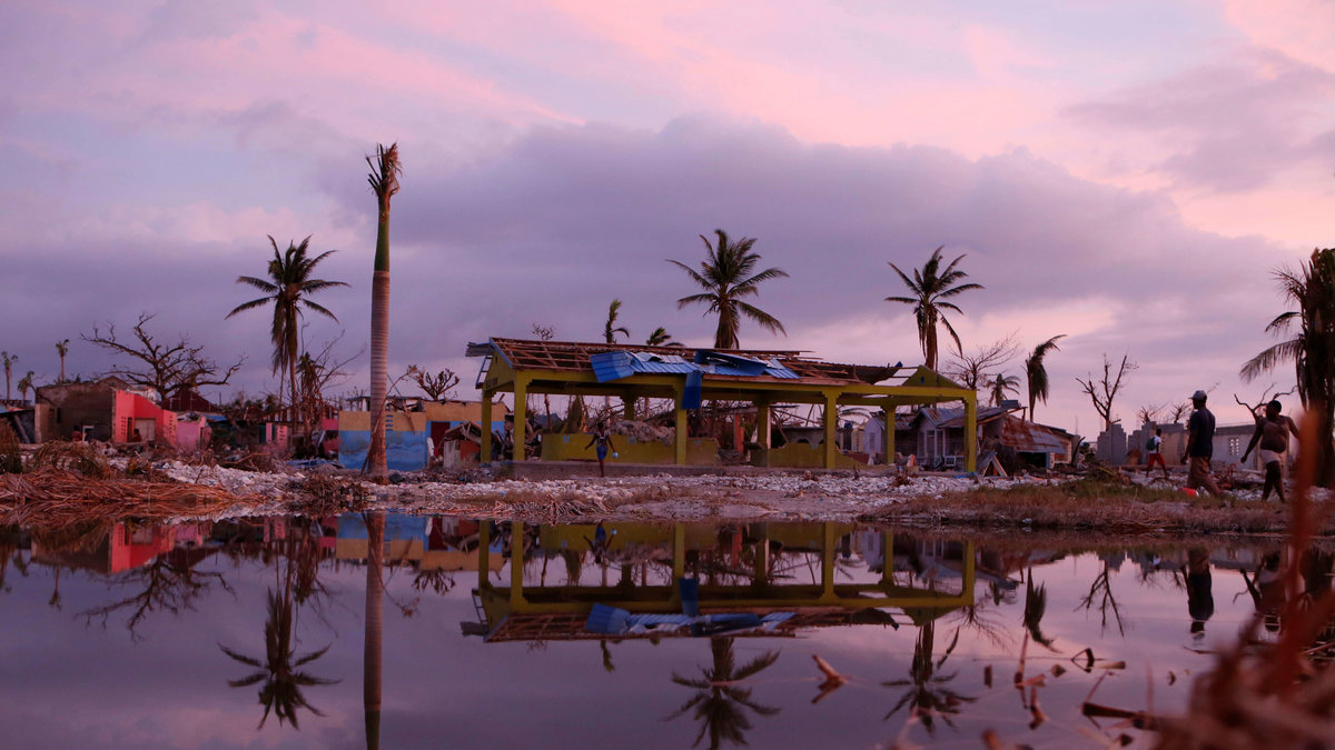 Orkanen är den värsta på tio år i Karibien. 