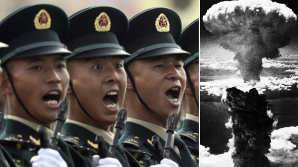 Kina rustar upp med kärnvapen. 