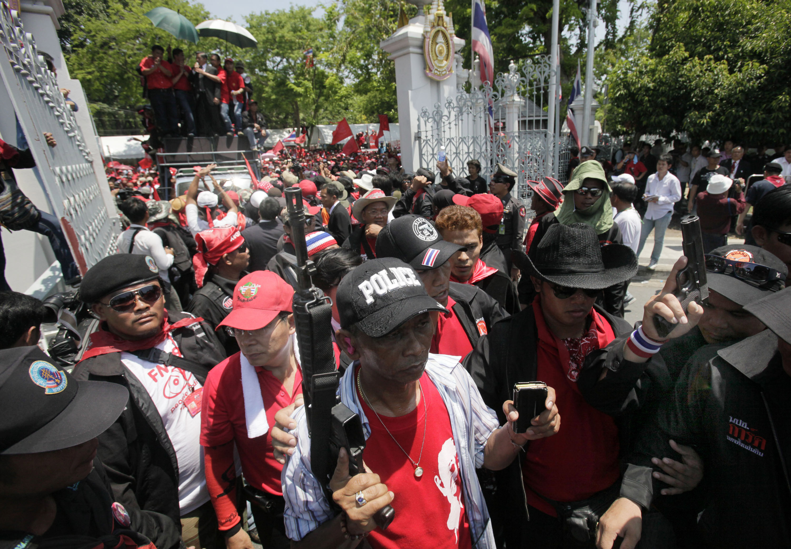Rödskjortor, Protester, Bangkok, Demonstration, Thailand