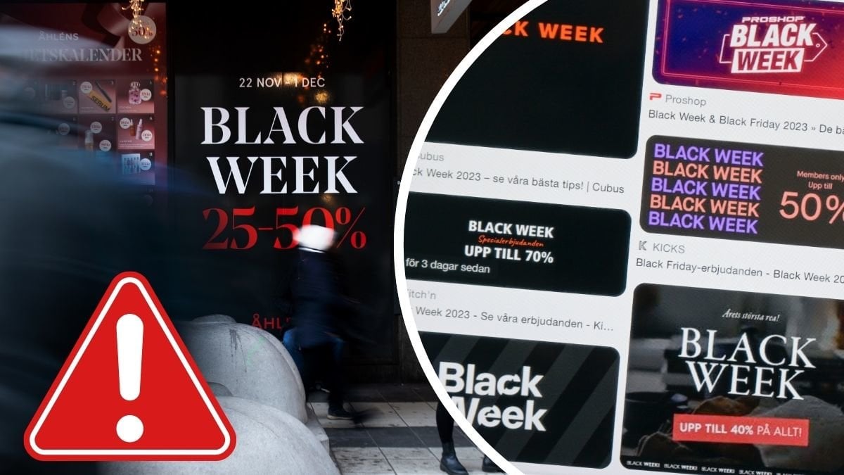 Varning för falska webbutiker – undvik fällan på Black Week