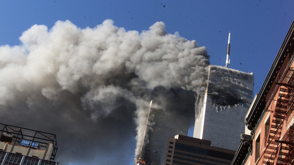 Nära 3 000 människor dödades i terrorattackerna den elfte september 2001 i USA. Arkivbild.