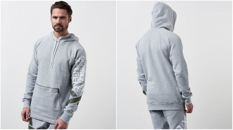 Grå hoodie från D.O.X
