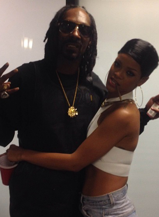 Snoop och Rihanna. Snoop och Rihanna.