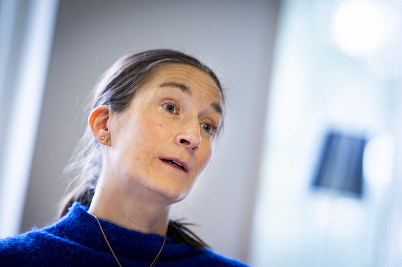 Lena Lundgren, lokal samordnare på IF Metall i Skellefteå. Arkivbild.