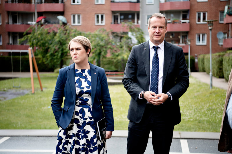 Lena Hallengren och Anders Ygeman träffade bland andra Danmarks integrationsminister Kaare Dybvad Bek och Köpenhamns integrationsborgmästare Jens-Kristian Lütken.