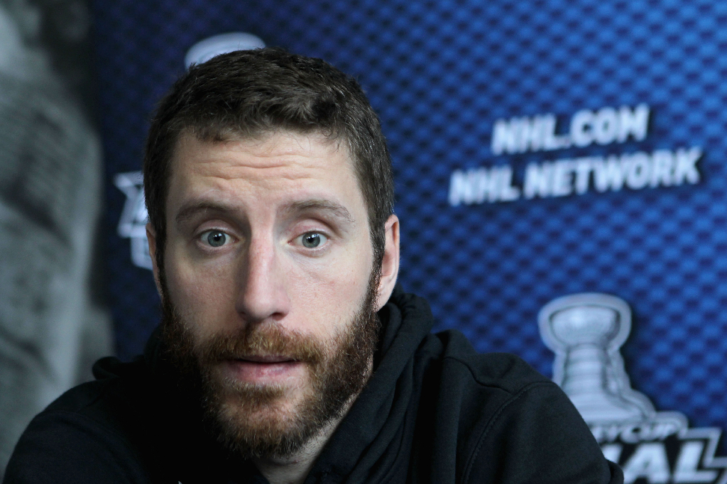 Rob Scuderi, back. Rob Scuderi, back.