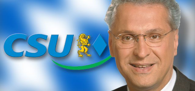 Bayerns inrikesminister Joachim Herrmann från CSU vill förbjuda scientologerna.