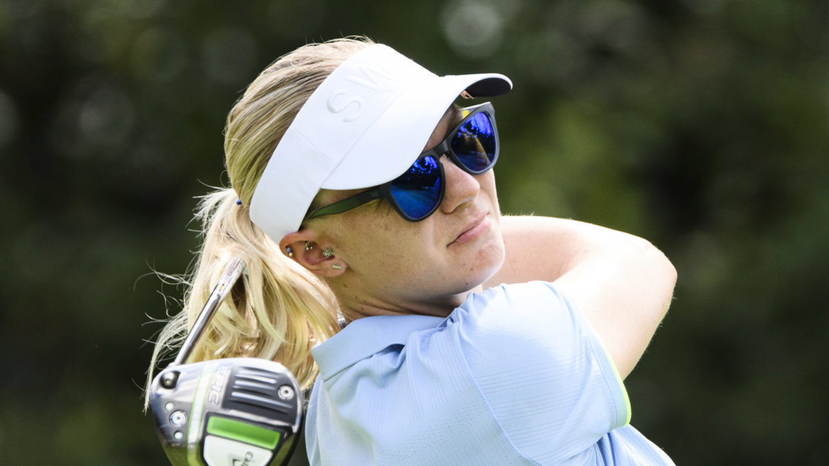 Madelene Sagström klarar kvalgränsen i PGA-mästerskapen. Arkivbild.