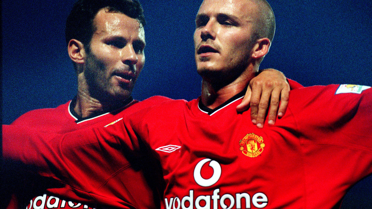 Giggs och Beckham – två United-profiler men den ena rankas lite högre än den andra i klubben. 