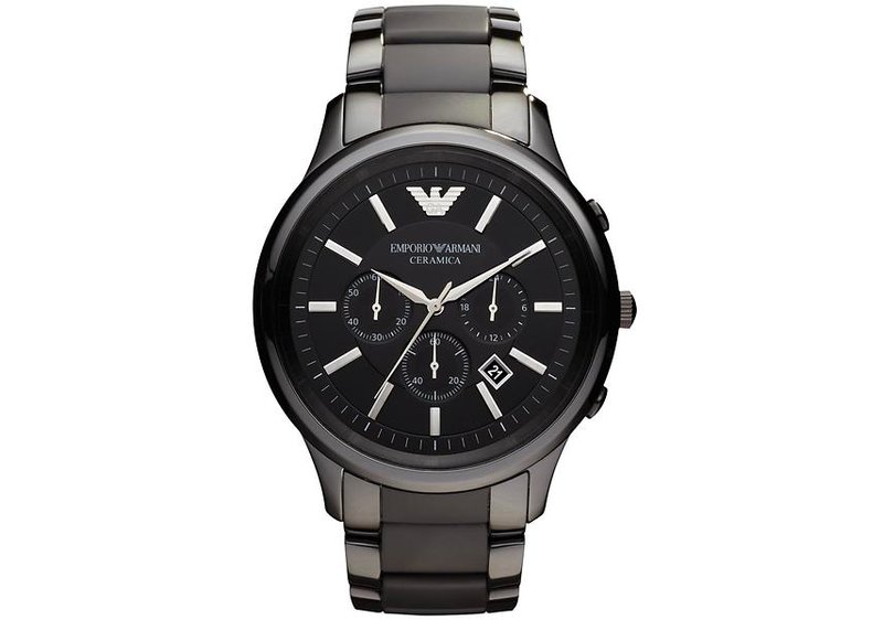 Svart klocka från Emporio Armani