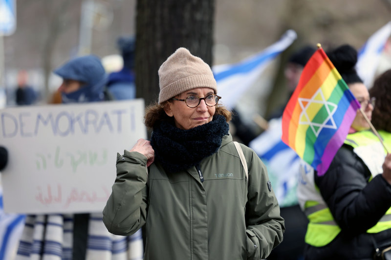 Ingrid Lomfors, en av talarna på manifestationen.