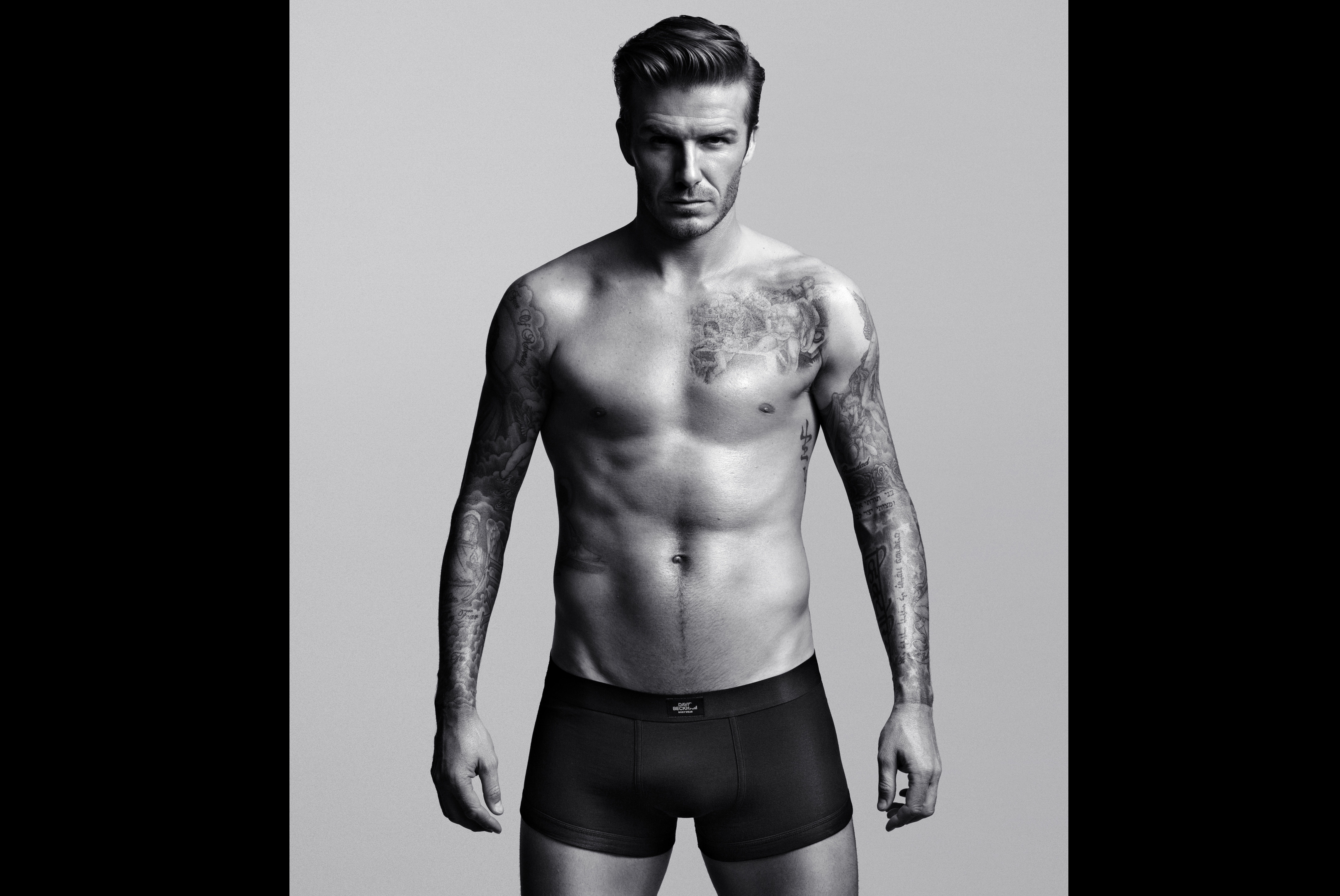 Det är inte många 37-åringar som delar Beckhams kroppsliga utseende. 