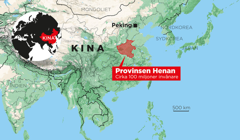 Runt 89 procent av befolkningen i den kinesiska provinsen Henan har smittats med covid-19, enligt Kan Quancheng, chef för provinsens hälsokommission.