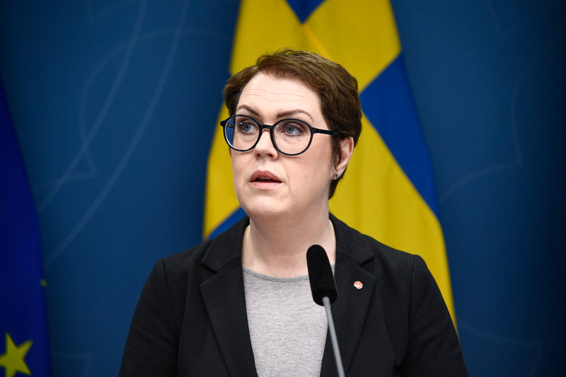 Socialminister Lena Hallengren (S).