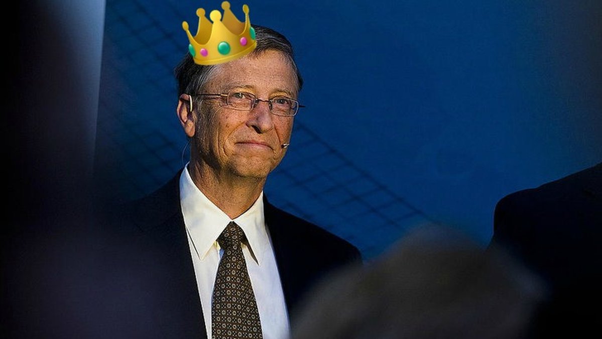 Bill Gates är åter på topp.