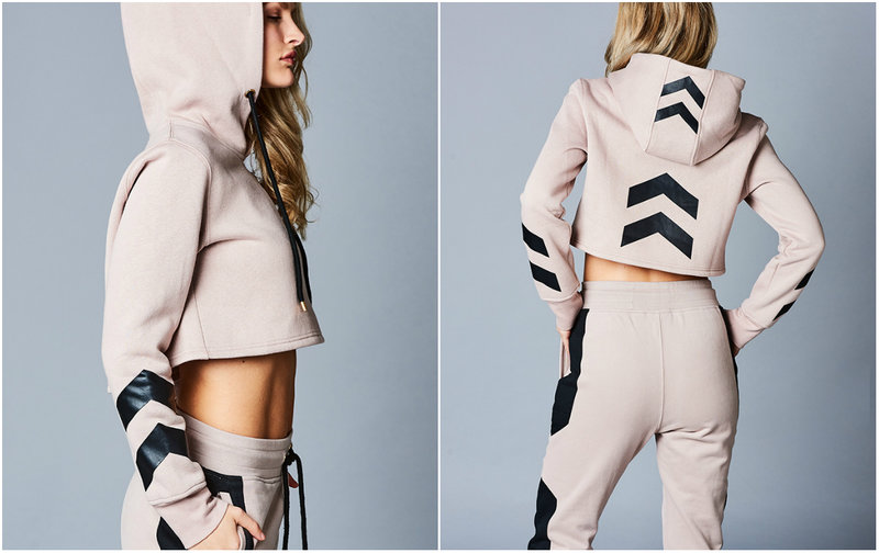 Kort hoodie från Elly Pistol x Alice Stenlöf
