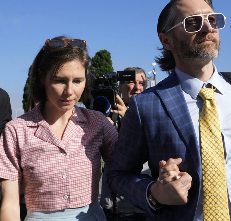 Amanda Knox och Christopher Robinson