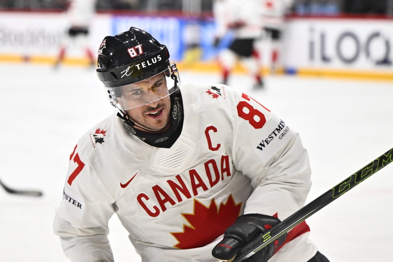Sidney Crosby under hockey-VM 2025. Foto: Christine Olsson/TT Sidney Crosby under hockey-VM 2025. Foto: Christine Olsson/TT