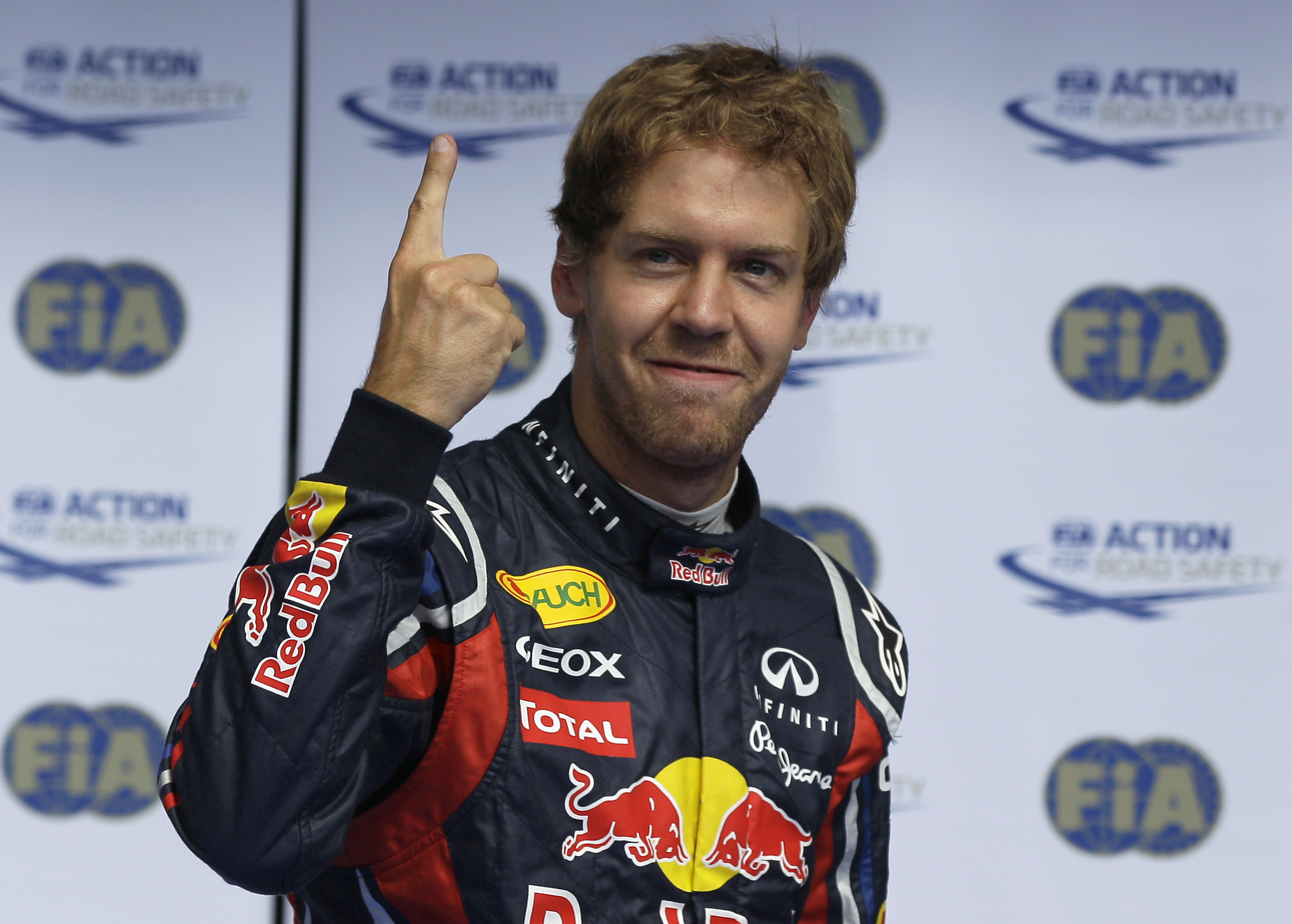 Sebastian Vettel fick sin revansch efter tre raka lopp utan seger.