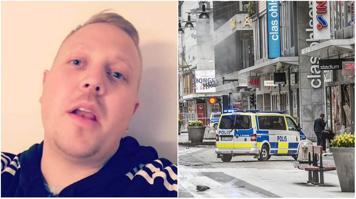 Sebbe Staxx, Terrorattack, Stockholm