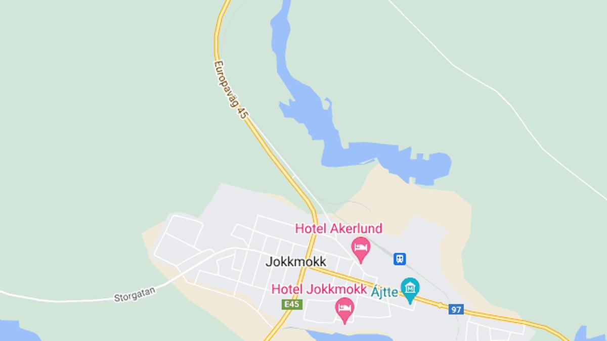 Google maps, Jokkmokk